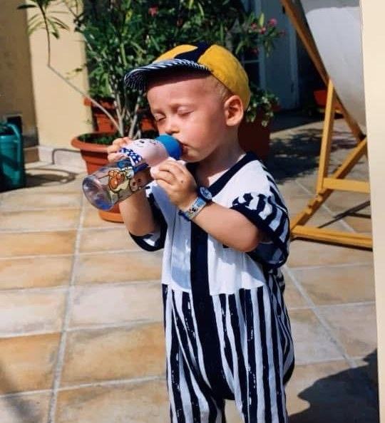 Nicolò da bambino